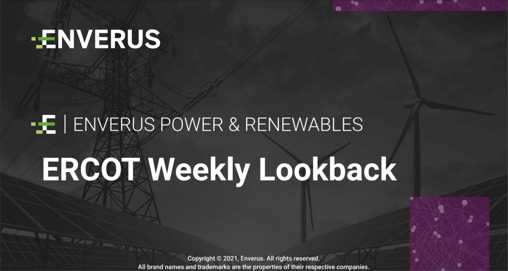 Enverus Power & Renewables ERCOT Weekly Lookback